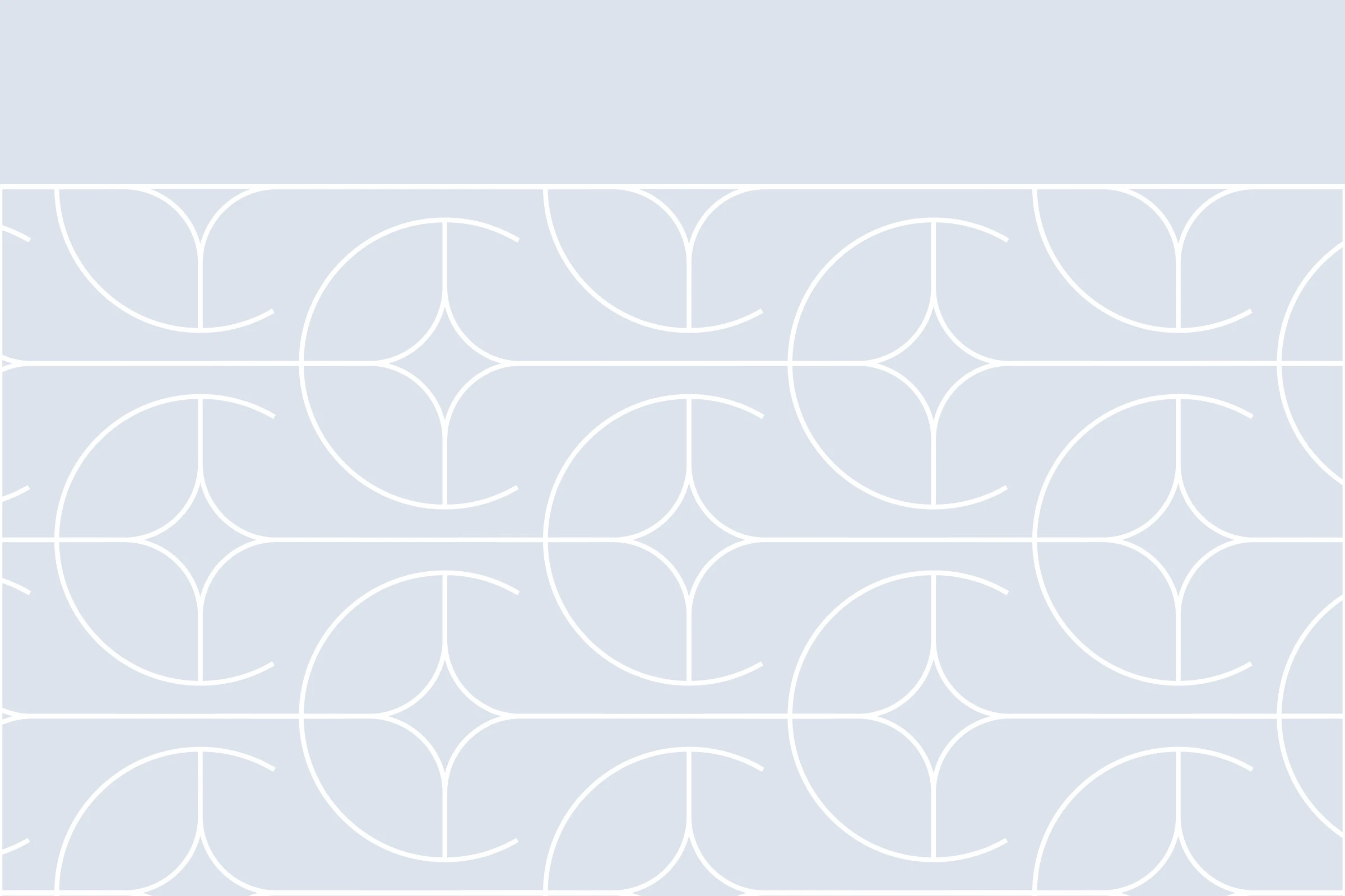 The pattern in white hairlines on pale Air blue.