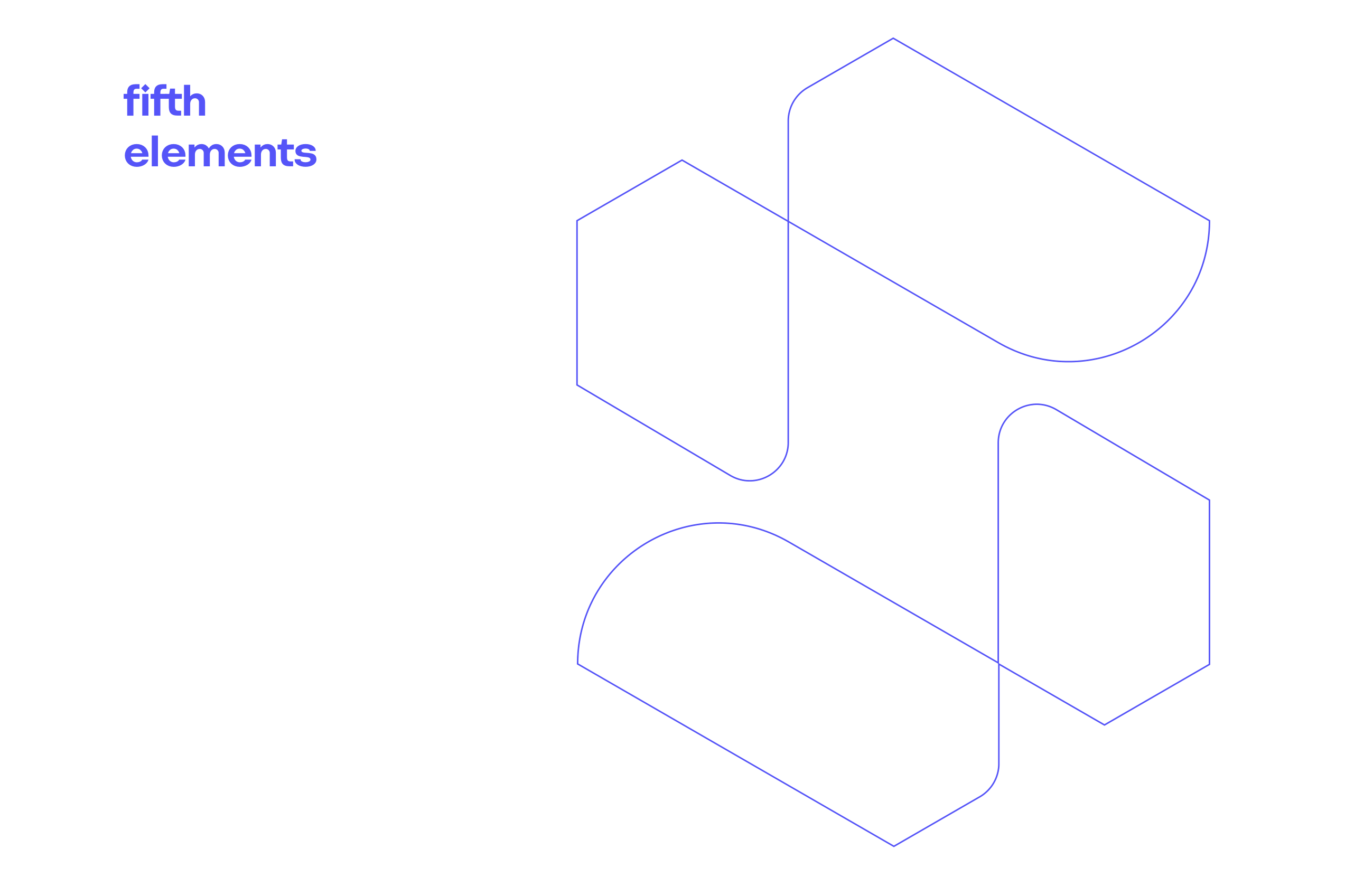 The emblem as a single large violet outline on white.